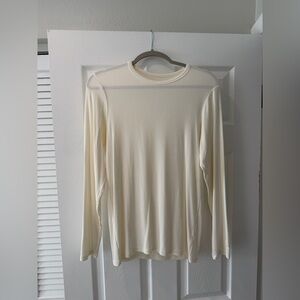 SET Active women Ivory Long Sleeve Shirt